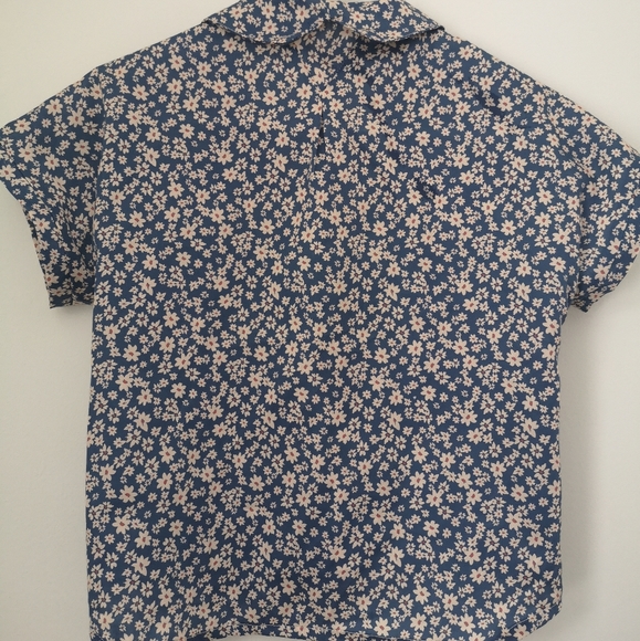 Blouse/top/chemise XS handmade Le comptoir de Pauline NEW 100% organic cotton - Picture 5 of 7